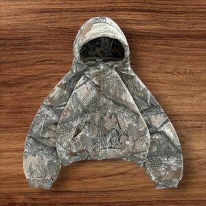 Men's Camouflage Zip-Up Sweater